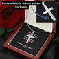 ✨ Artisan-Kreuzkette ✝️ – Stilvoller Glaube, zeitlose Eleganz mit Gravur