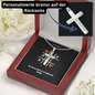 ✨ Artisan-Kreuzkette ✝️ – Stilvoller Glaube, zeitlose Eleganz mit Gravur