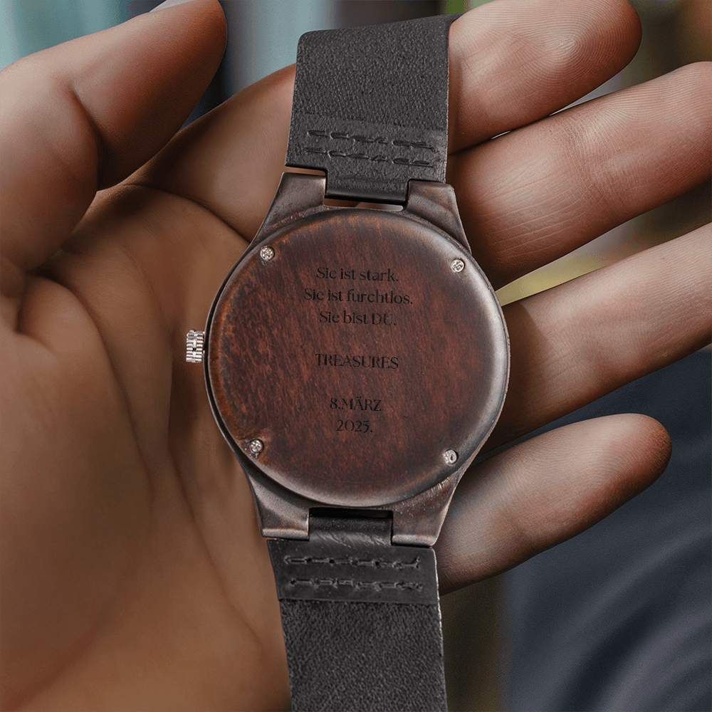 đż 100% Vegane Uhr â Ein Symbol fĂŒr Mut und StĂ€rke