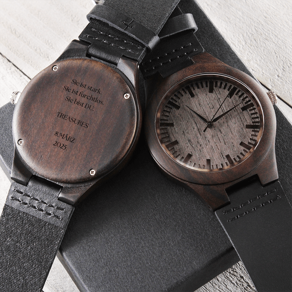 đż 100% Vegane Uhr â Ein Symbol fĂŒr Mut und StĂ€rke