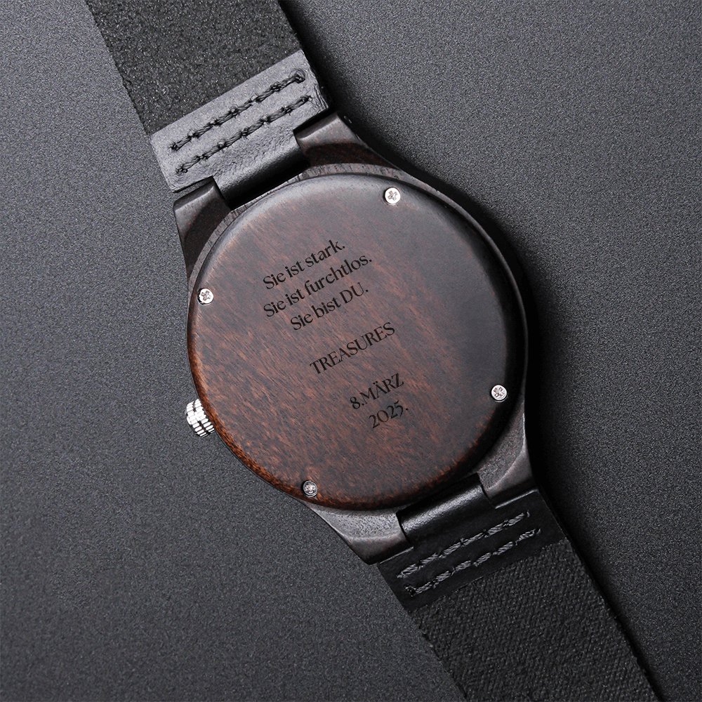 đż 100% Vegane Uhr â Ein Symbol fĂŒr Mut und StĂ€rke