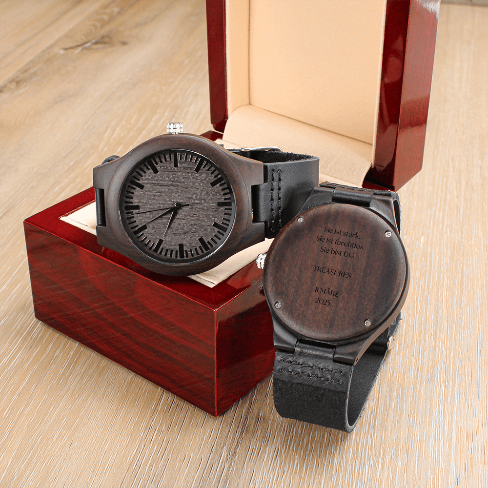 đż 100% Vegane Uhr â Ein Symbol fĂŒr Mut und StĂ€rke