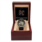 Won with you ⏱️ Timeless Elegance Skeleton Watch – A token of love from her to him