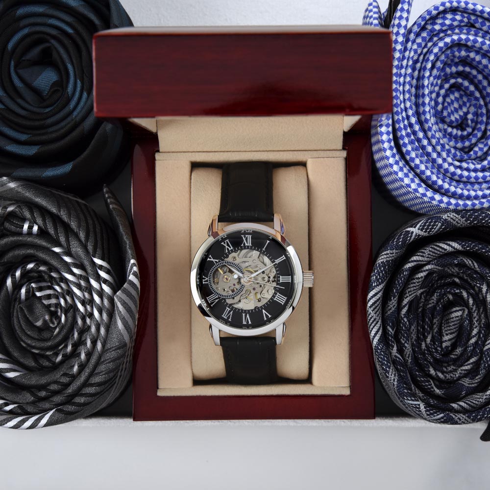 Timeless Elegance Skeleton Watch – un regalo che viene dal cuore