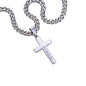🕊️ Von Schwester an Bruder – Kubanische Kette mit Kunsthandwerker-Kreuz-Anhänger