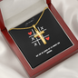 ✨ Artisan-Kreuzkette ✝️ – Stilvoller Glaube, zeitlose Eleganz mit Gravur