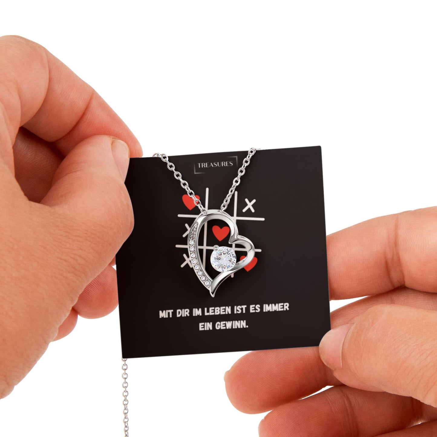 💞 Liebes-Knoten-Halsband – Symbol für ewige Verbundenheit