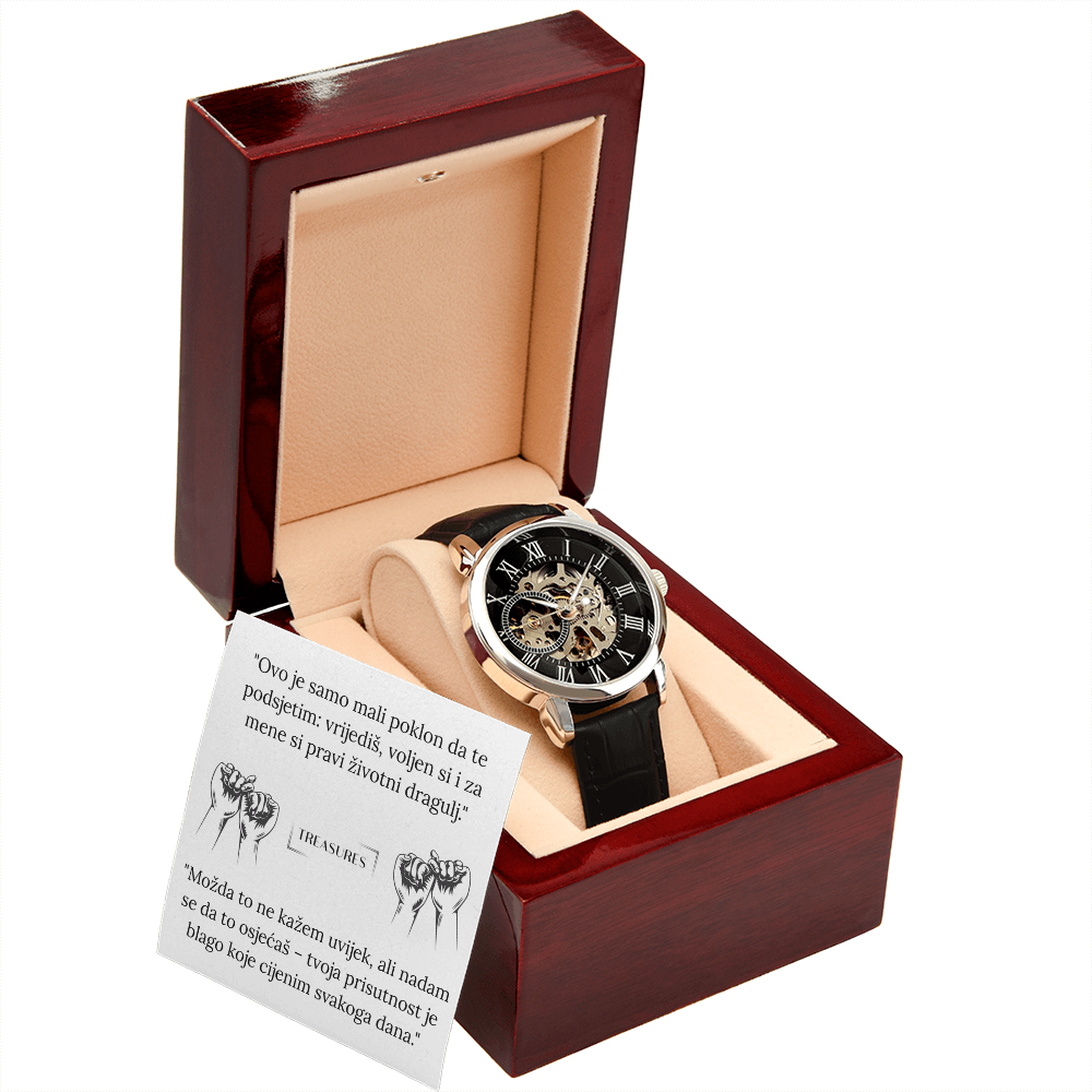 Bezvremenska Elegancija – Skeleton sat za muškarce