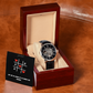 Mit Dir Gewonnen ⏱️ Timeless Elegance Skeleton Watch – Ein Liebesbeweis von ihr an ihn