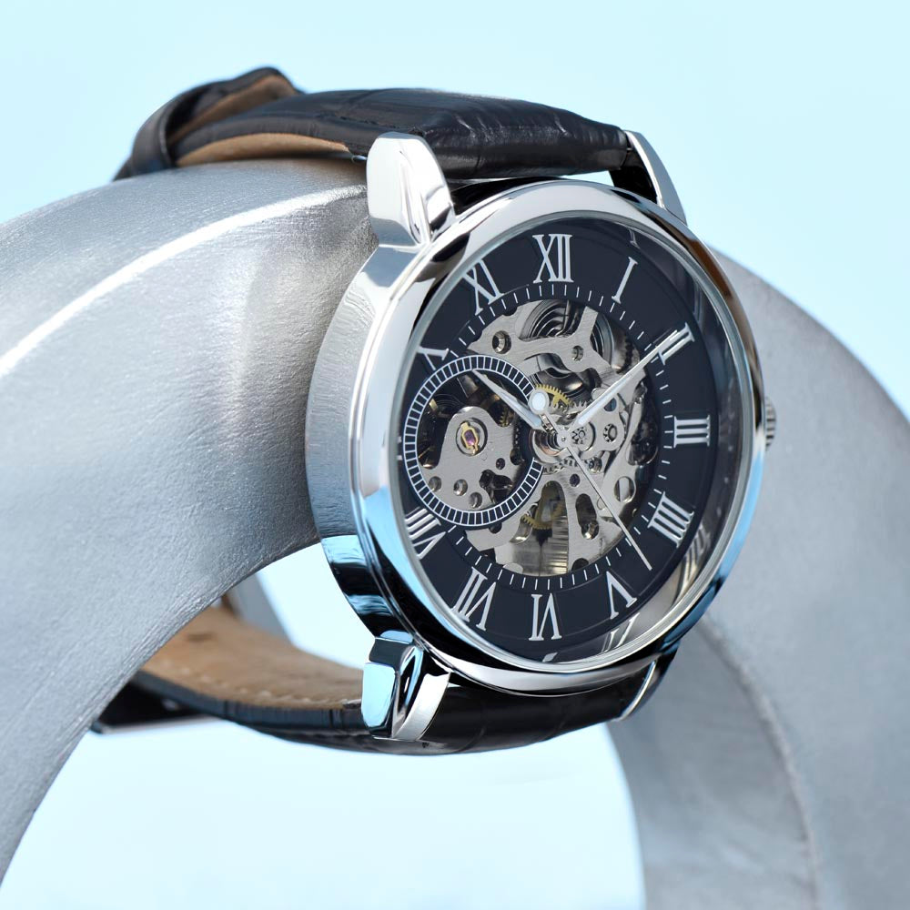 Mit Dir Gewonnen ⏱️ Timeless Elegance Skeleton Watch – Ein Liebesbeweis von ihr an ihn