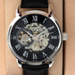 Mit Dir Gewonnen ⏱️ Timeless Elegance Skeleton Watch – Ein Liebesbeweis von ihr an ihn