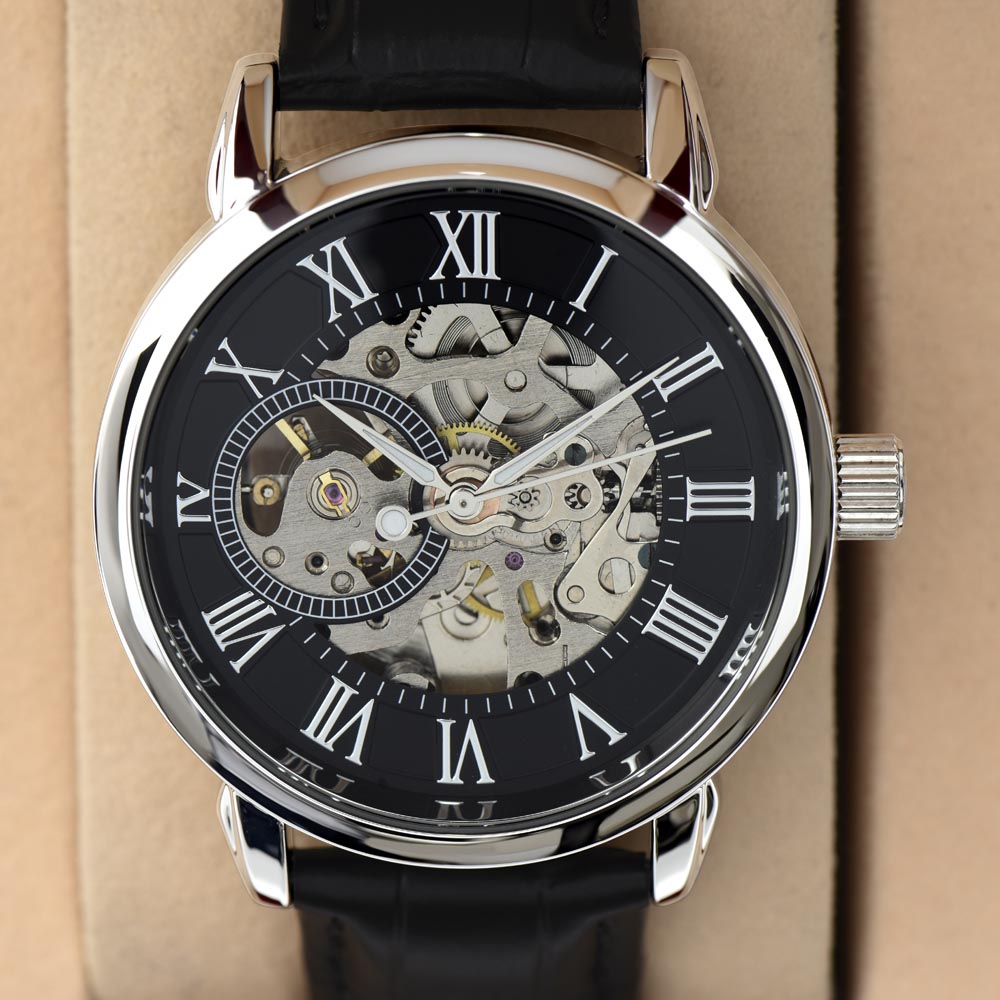 Mit Dir Gewonnen ⏱️ Timeless Elegance Skeleton Watch – Ein Liebesbeweis von ihr an ihn