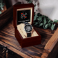 Mit Dir Gewonnen ⏱️ Timeless Elegance Skeleton Watch – Ein Liebesbeweis von ihr an ihn