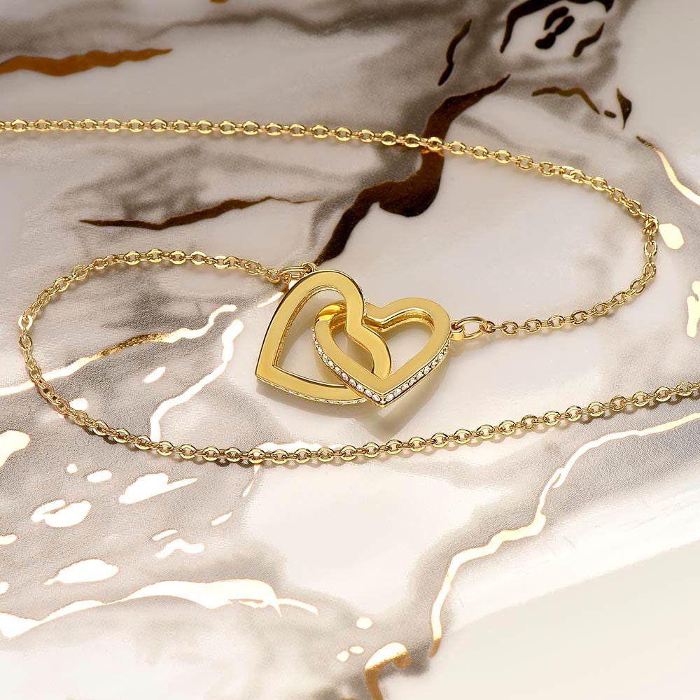 Interlocking Hearts Necklace - Partner in Crime