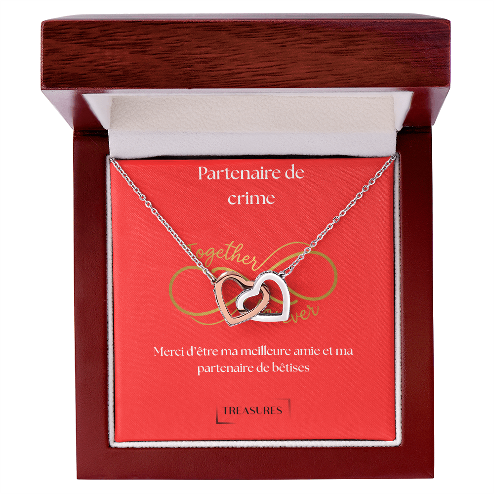 Interlocking Hearts Necklace - Partenaire de crime