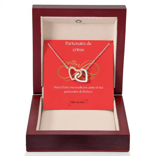 Interlocking Hearts Necklace - Partenaire de crime