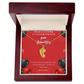 Personalisierte Kinderfüße-Kette mit Geburtsstein, gravierter Name, Geschenk für Kinder, Edelstahl oder 18K Gold, Mahagonibox, einzigartiges Erinnerungsstück, treasures.ch
