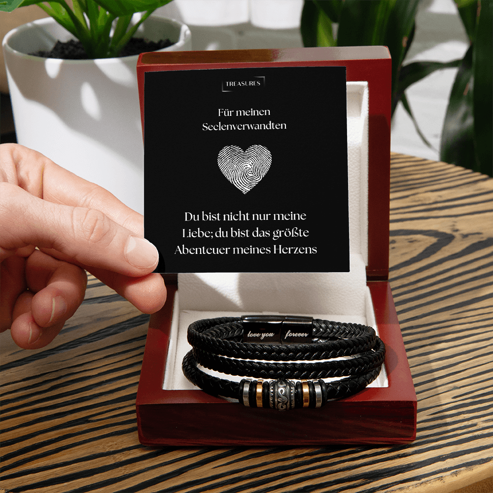 ✨ Armband "Love You Forever" – Ein Symbol für Liebe und Abenteuer