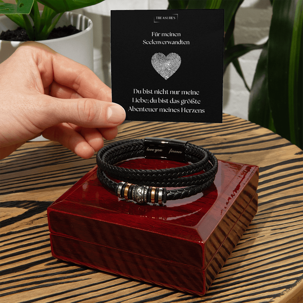 ✨ Armband "Love You Forever" – Ein Symbol für Liebe und Abenteuer