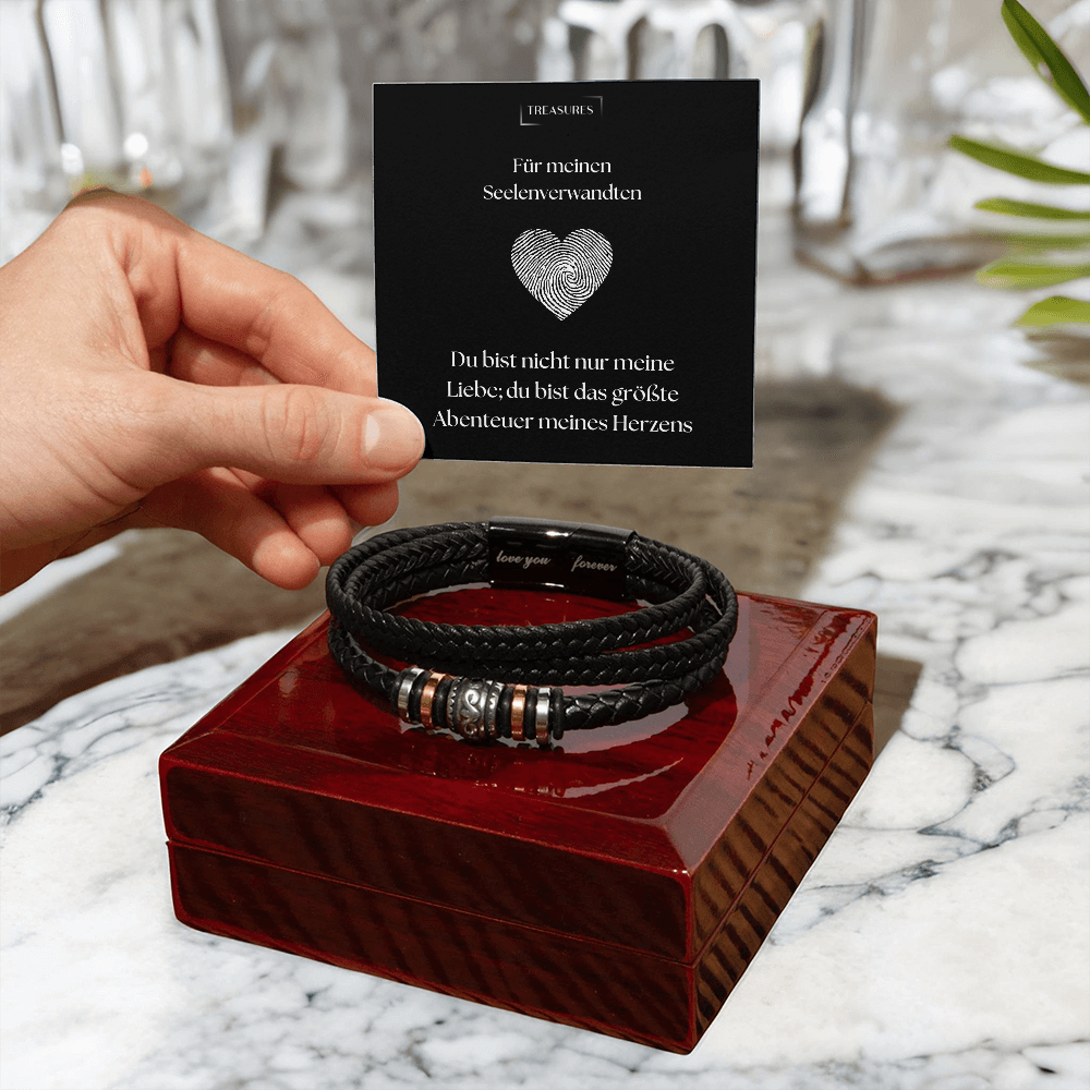 ✨ Armband "Love You Forever" – Ein Symbol für Liebe und Abenteuer