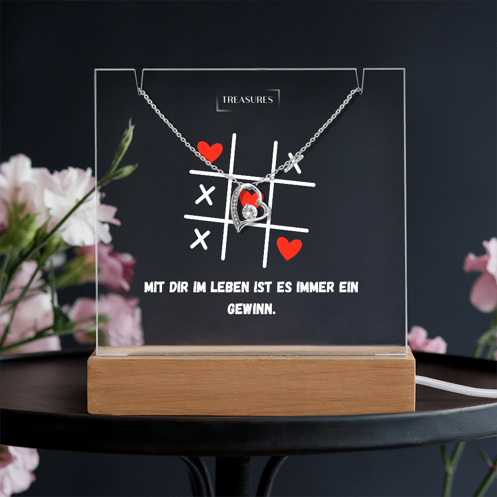💖 Forever Love Acrylic Bundle – Ein Zeichen ewiger Liebe für sie