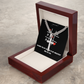 ✝️ Artisan cross necklace with Cuban link chain – A gift for real values