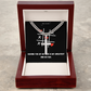 ✝️ Artisan cross necklace with Cuban link chain – A gift for real values