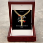 ✝️ Artisan Kreuzkette mit Cuban Link Chain – Ein Geschenk für echte Werte
