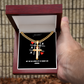 ✝️ Artisan Kreuzkette mit Cuban Link Chain – Ein Geschenk für echte Werte