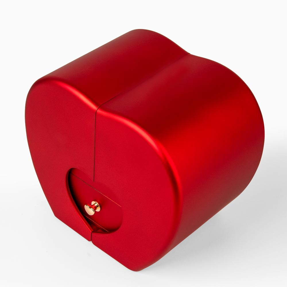 Forever Love Halskette mit roter Herz-Rosenbox