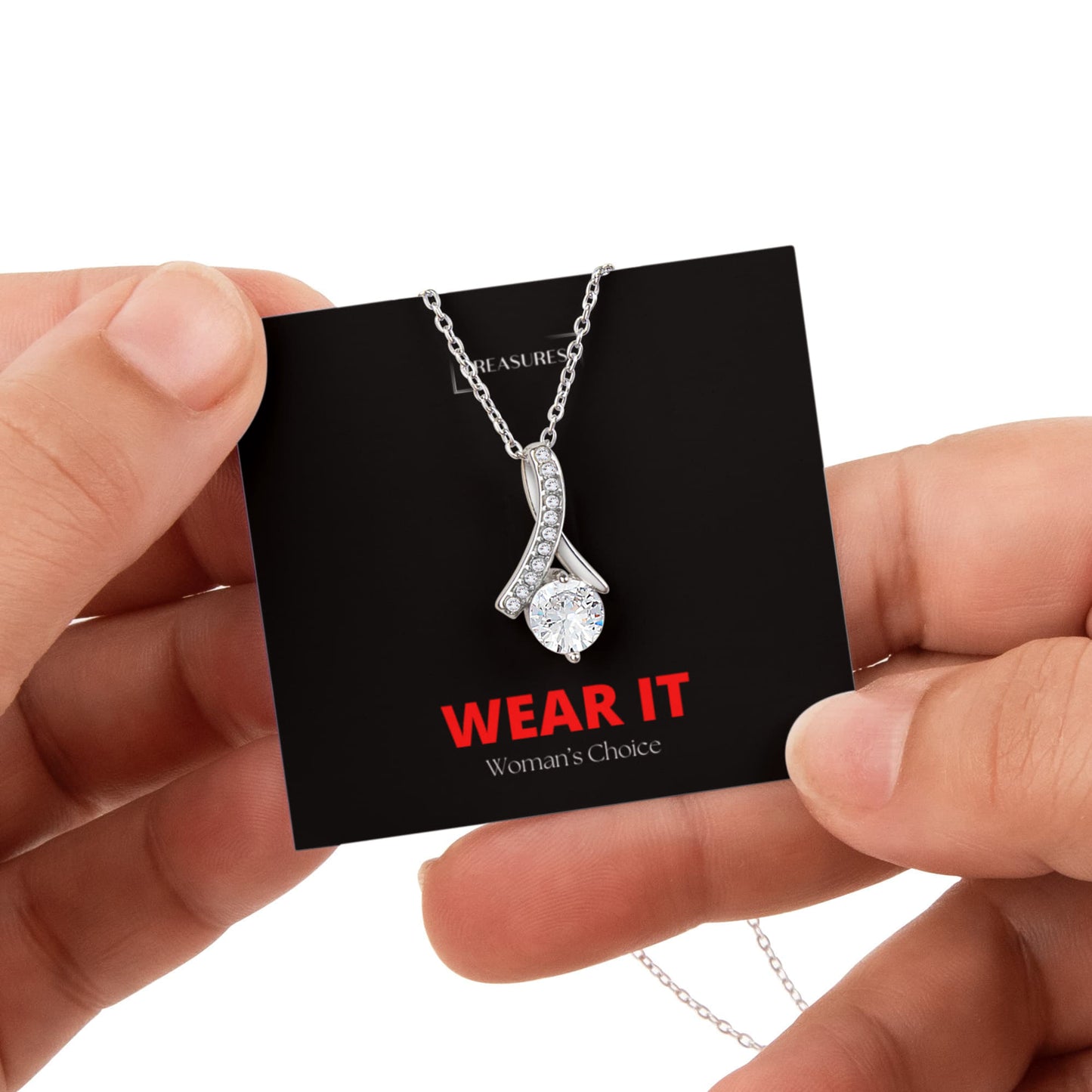 Alluring Beauty Halskette mit drehbarer Rosen-Box