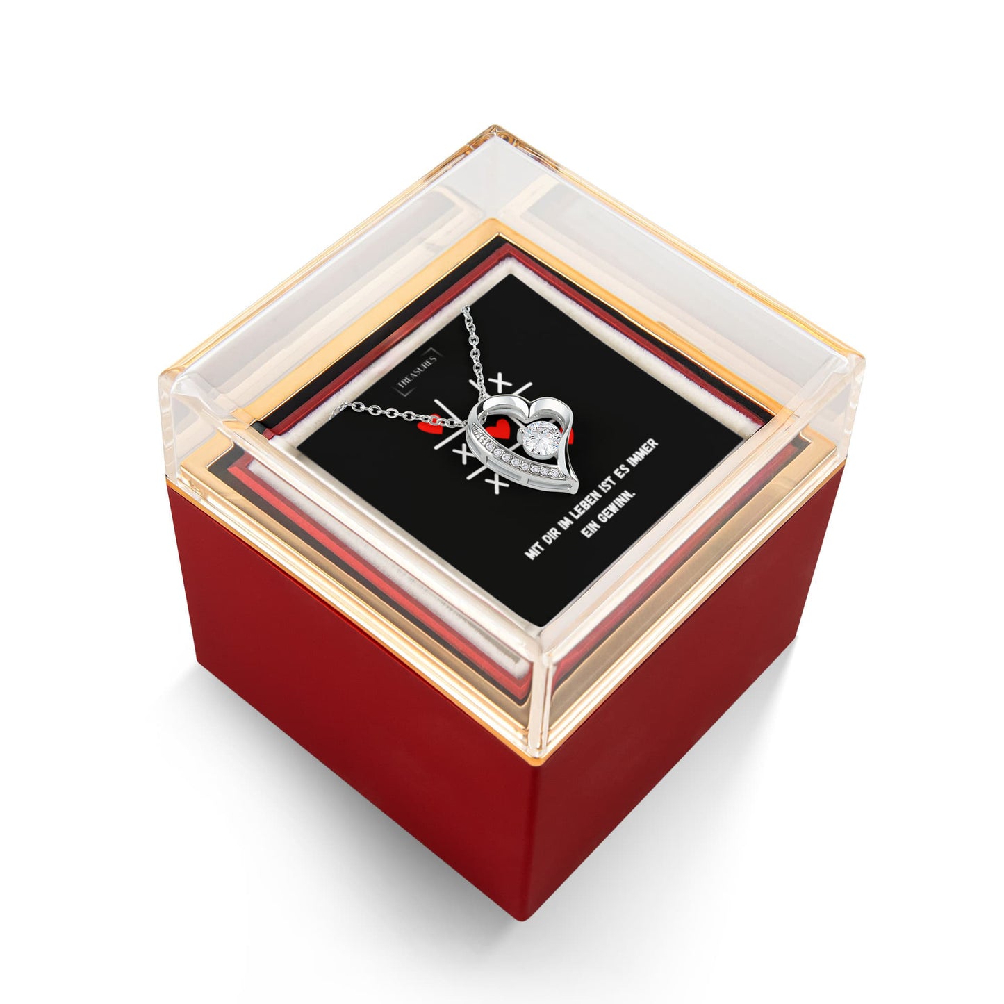 💞 Liebes-Knoten-Halsband – Symbol für ewige Verbundenheit