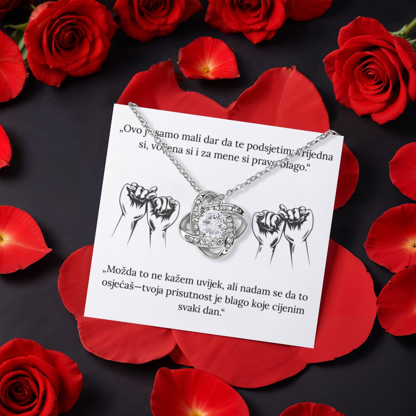 Ogrlica Čvor Ljubavi – Simbol Vječne Povezanosti