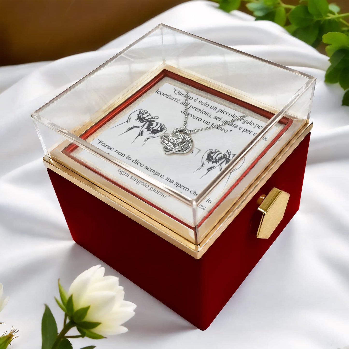 Collana Nodo d’Amore – Un Simbolo di Legame Eterno