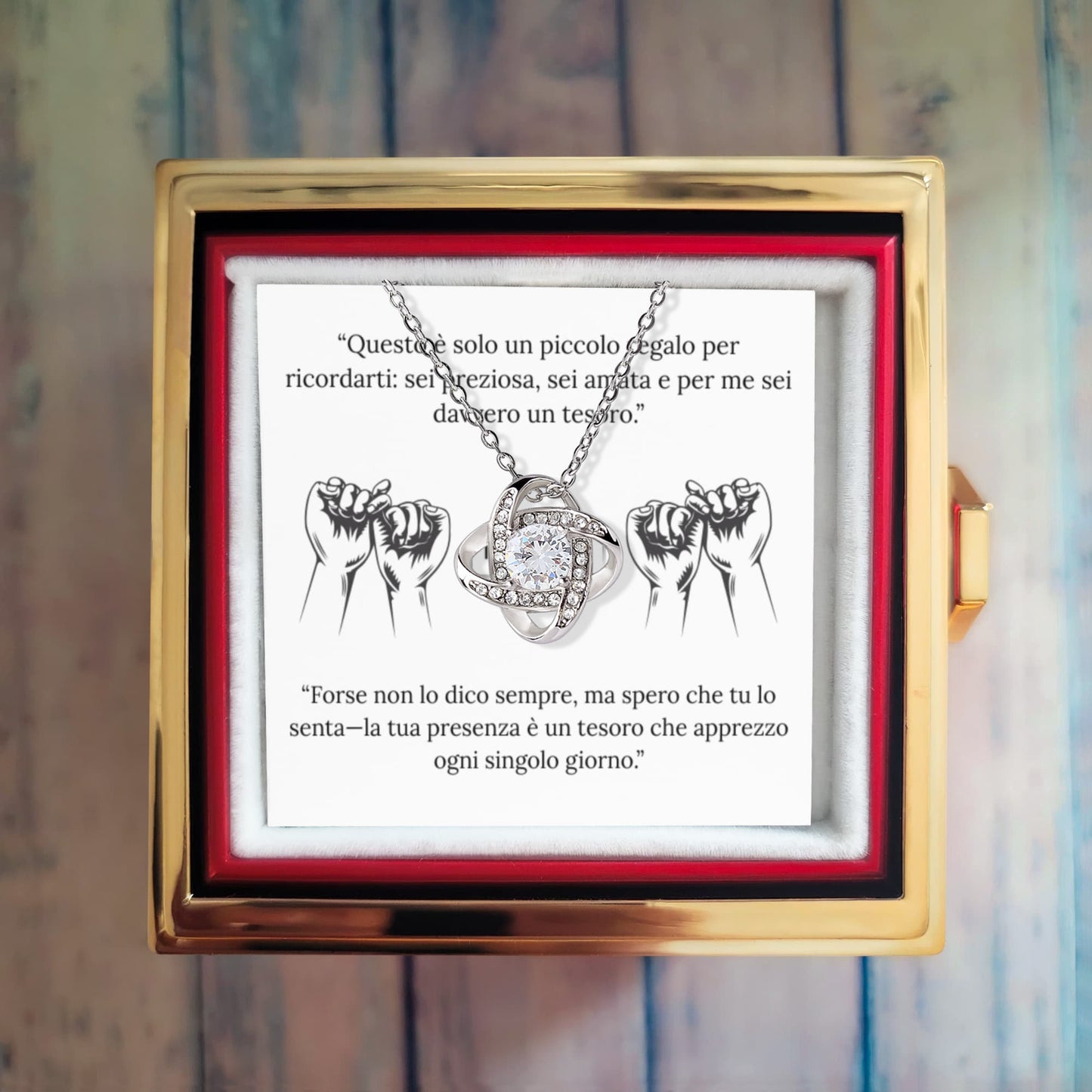 Collana Nodo d’Amore – Un Simbolo di Legame Eterno