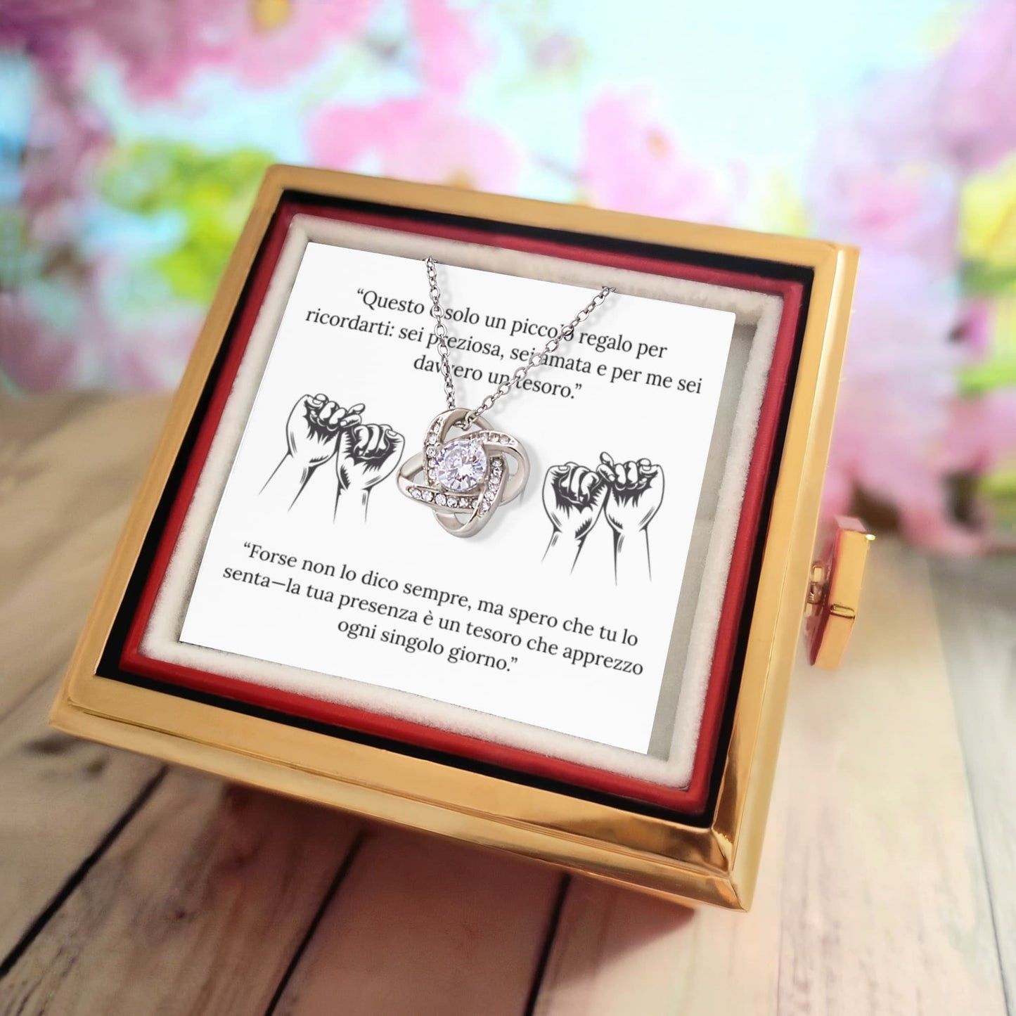 Collana Nodo d’Amore – Un Simbolo di Legame Eterno