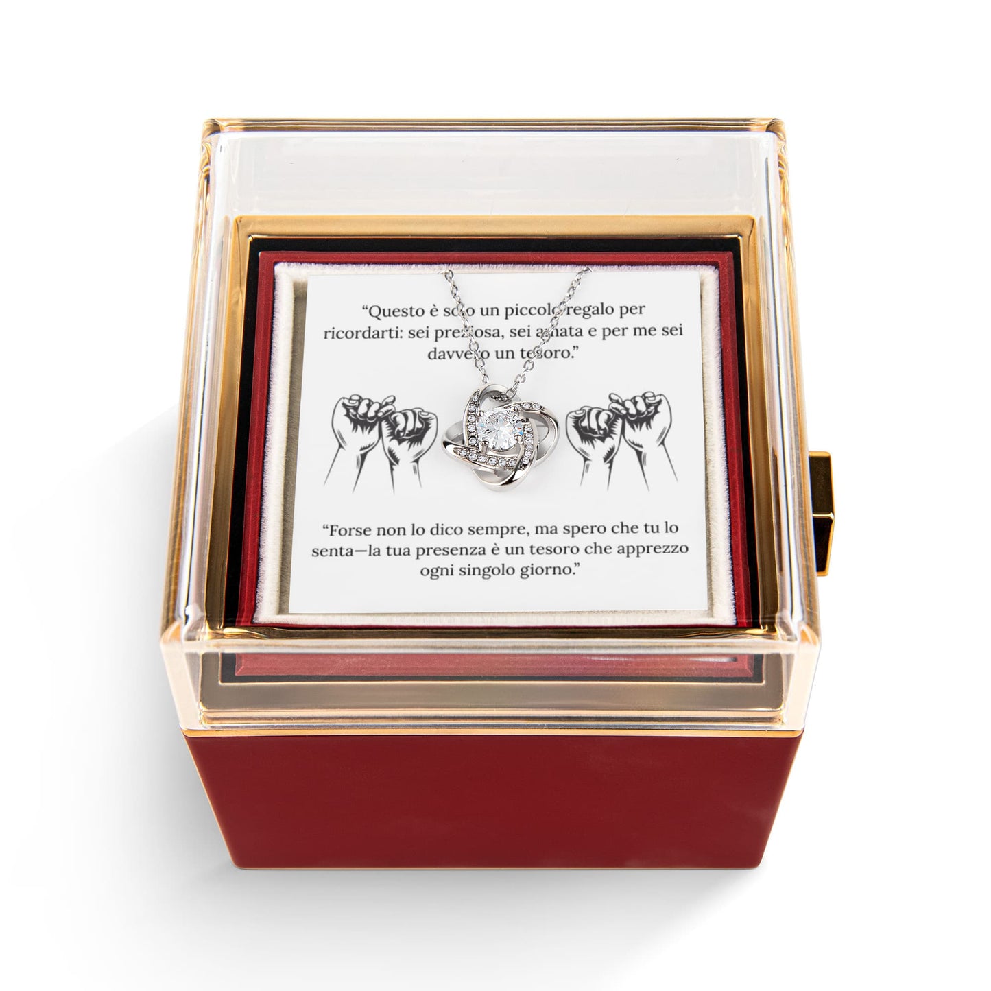 Collana Nodo d’Amore – Un Simbolo di Legame Eterno