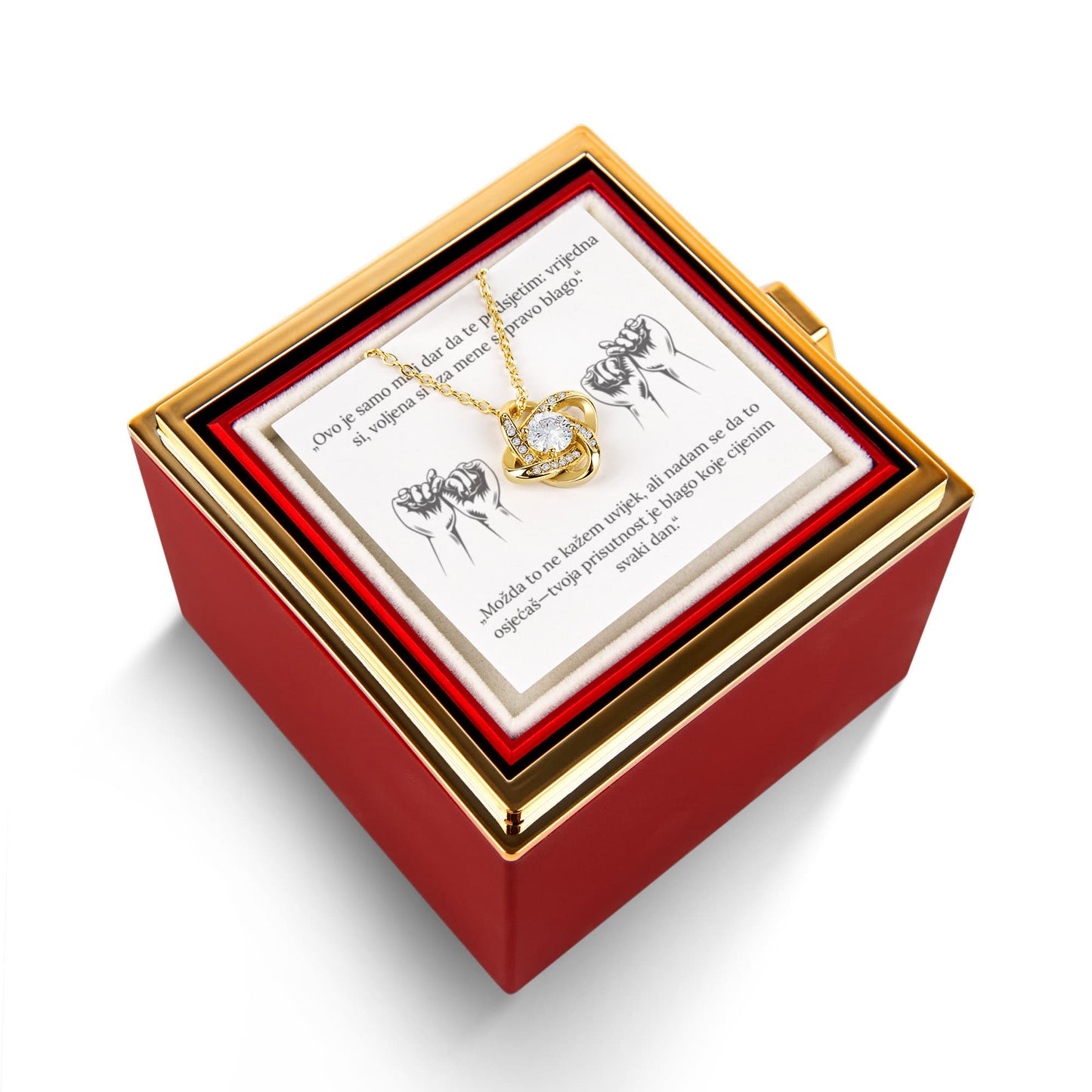 Ogrlica Čvor Ljubavi – Simbol Vječne Povezanosti